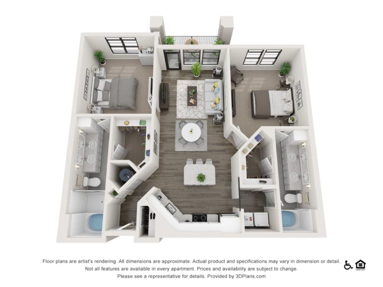 Apartment Retreats Floor Plans at The Lodge at Hamlin near Disney